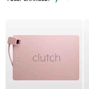 Pink Clutch Portable Charger
